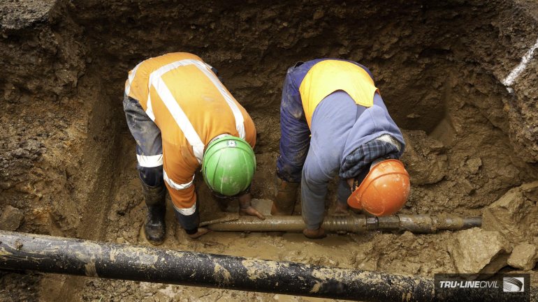 Horizontal Directional Drilling, Tru-Line Civil, Akaroa, documentary, photography, Akaroa Water Supply Stage 3, Reticulation Upgrade