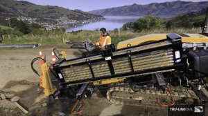 Horizontal Directional Drilling, Tru-Line Civil, Akaroa, documentary, photography, Akaroa Water Supply Stage 3, Reticulation Upgrade, Vermeer HDD,