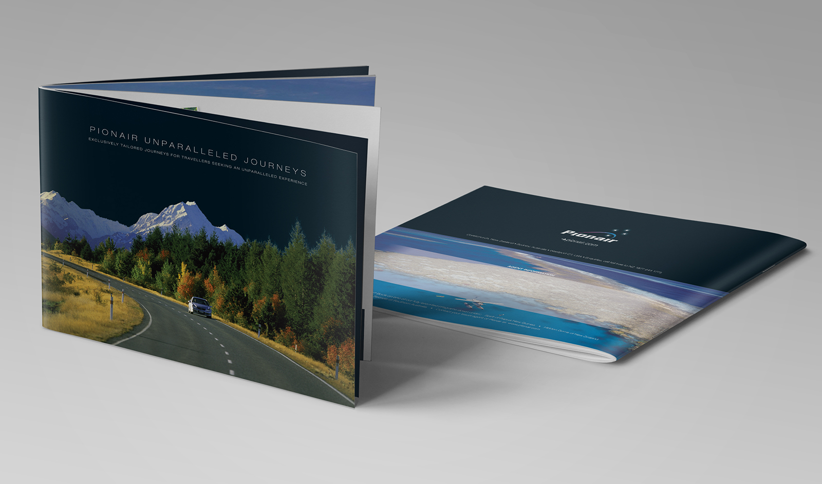 Pionair Unparalleled Journeys, affluent travel, inbound tourism booklet, brochure