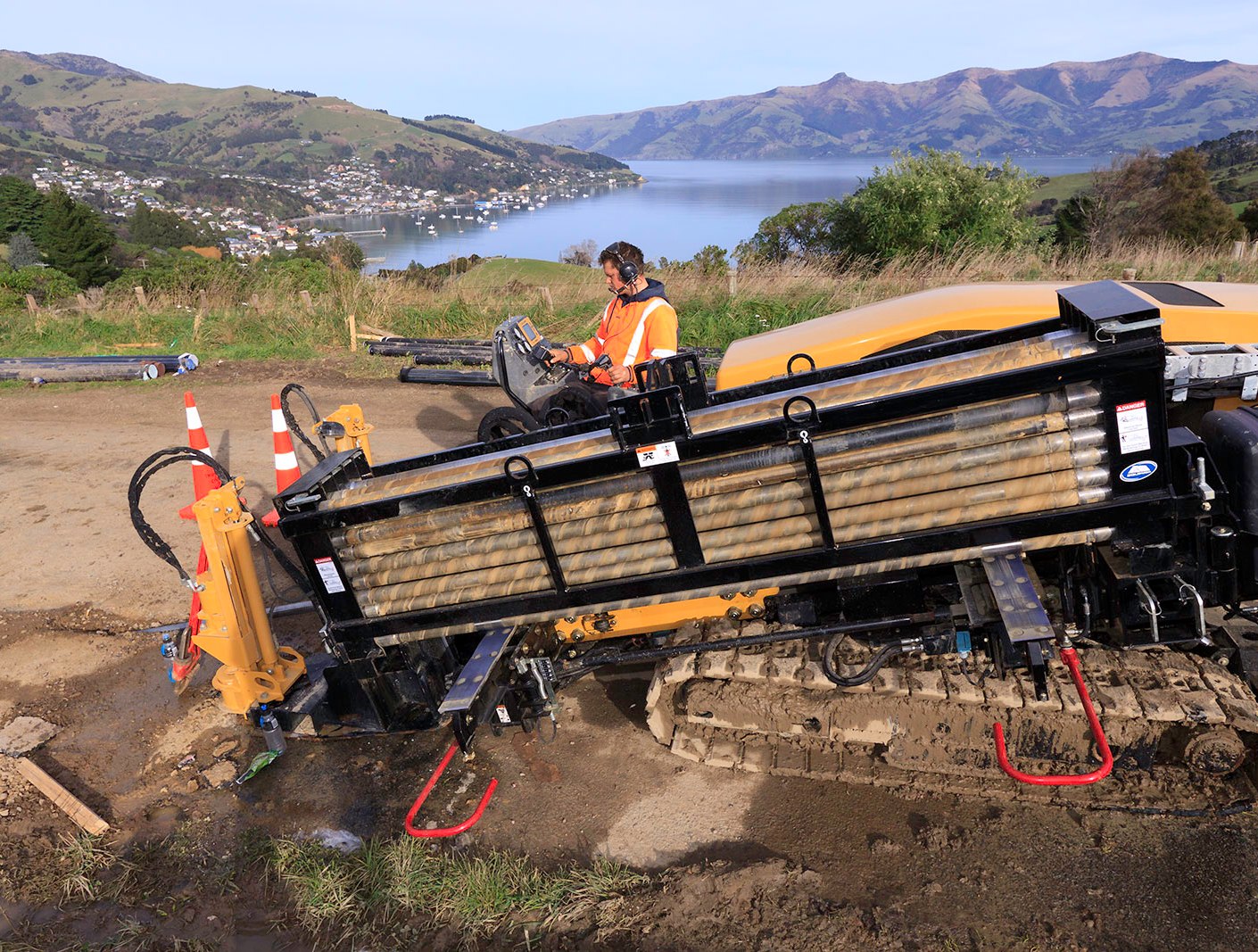 TruLine Civil horizontal drilling rig, Akaroa