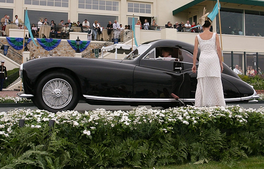 1947 Talbot_Lago T26 coupe at Pebble Beach Concours d’Elegance. First in class, Pebble Beach Concours d’Elegance, California, USA, 2005.