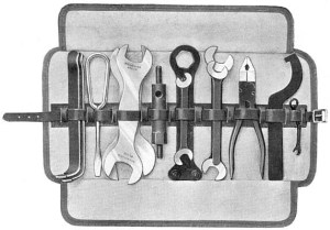 Velocette, classic motorcycle, toolkit, 1923