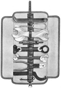 1923 Velocette motorcycle toolkit