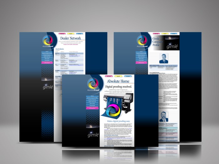 Absolute-Proof website 1998 launch design