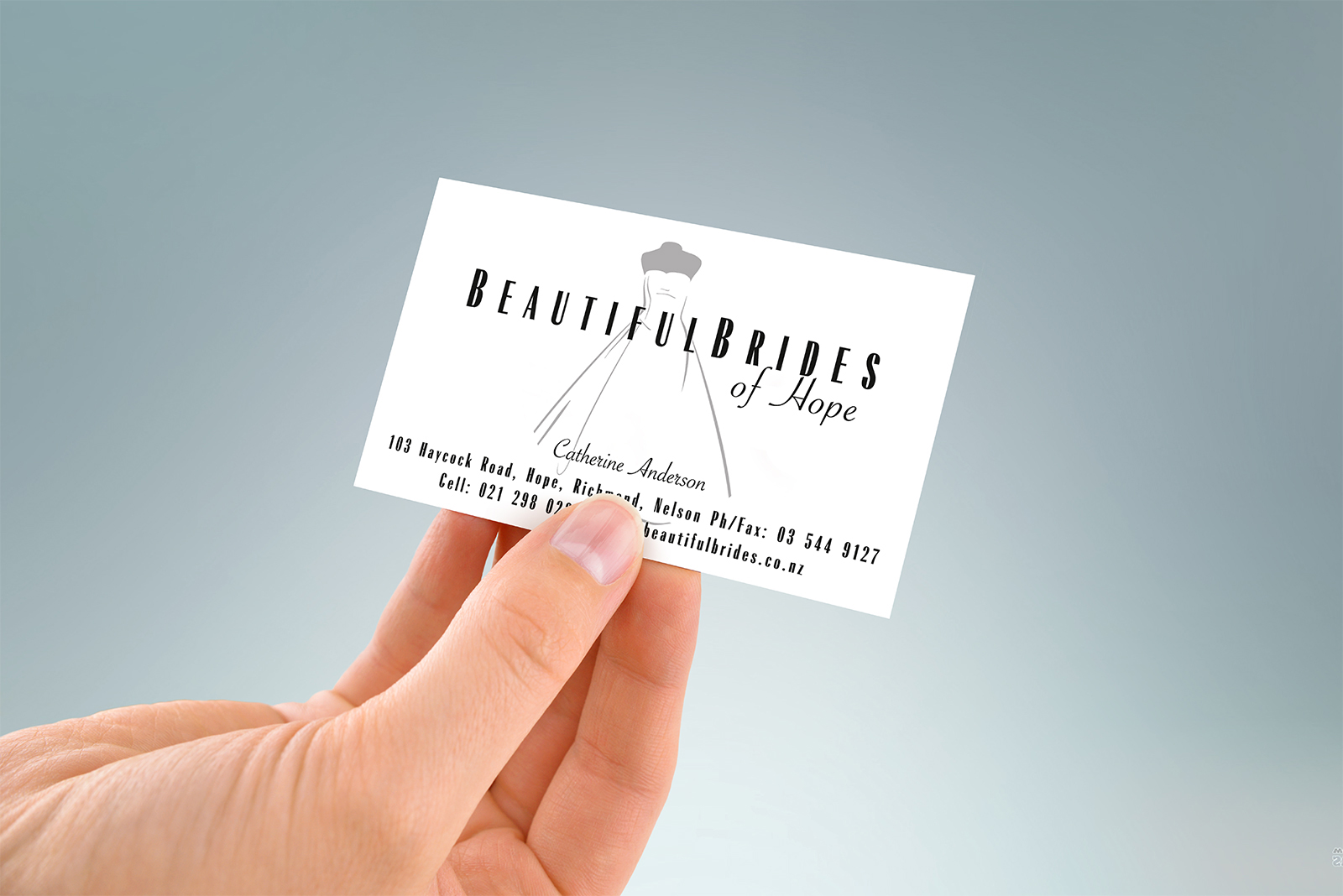 Beautiful Brides of Hope logo and business card