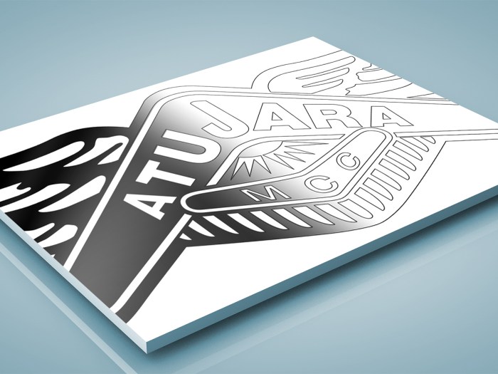 Atujara logo makeover in progress.