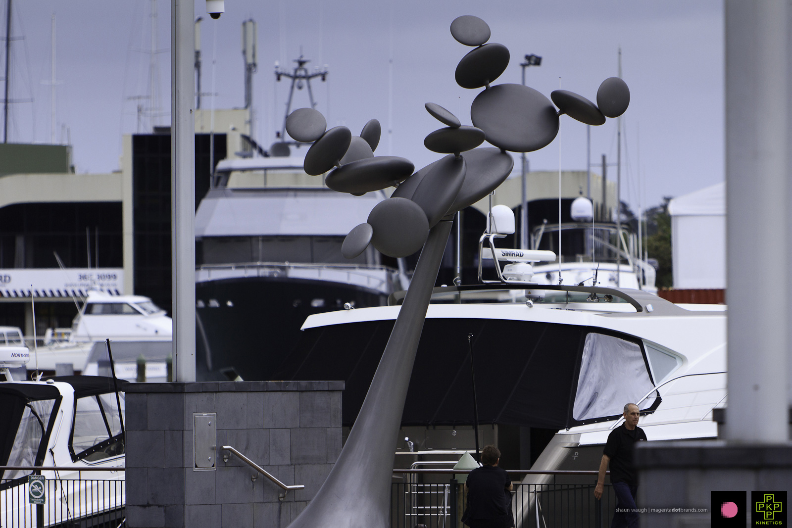 Cytoplasm. Kinetic sculpture by Phil Price.