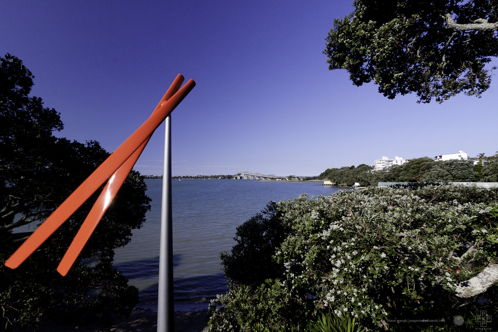 Fallen angel. Kinetic sculpture by Phil Price.