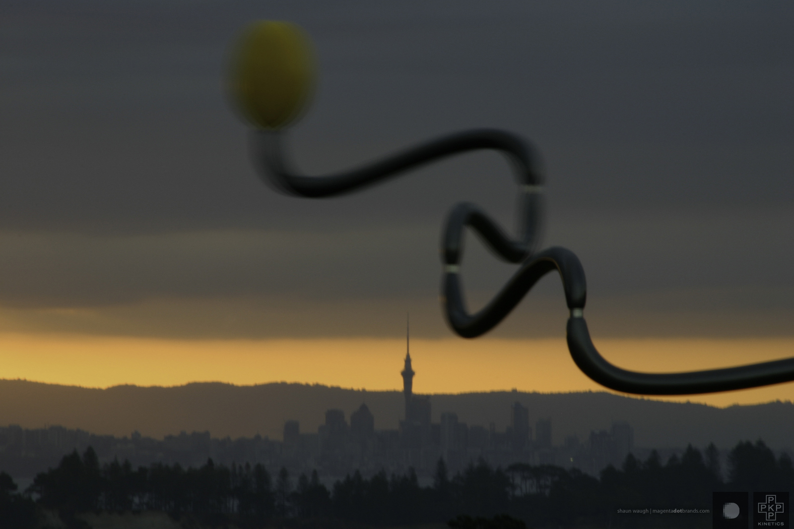 Jolly Hockey Sticks. Kinetic sculpture by Phil Price.