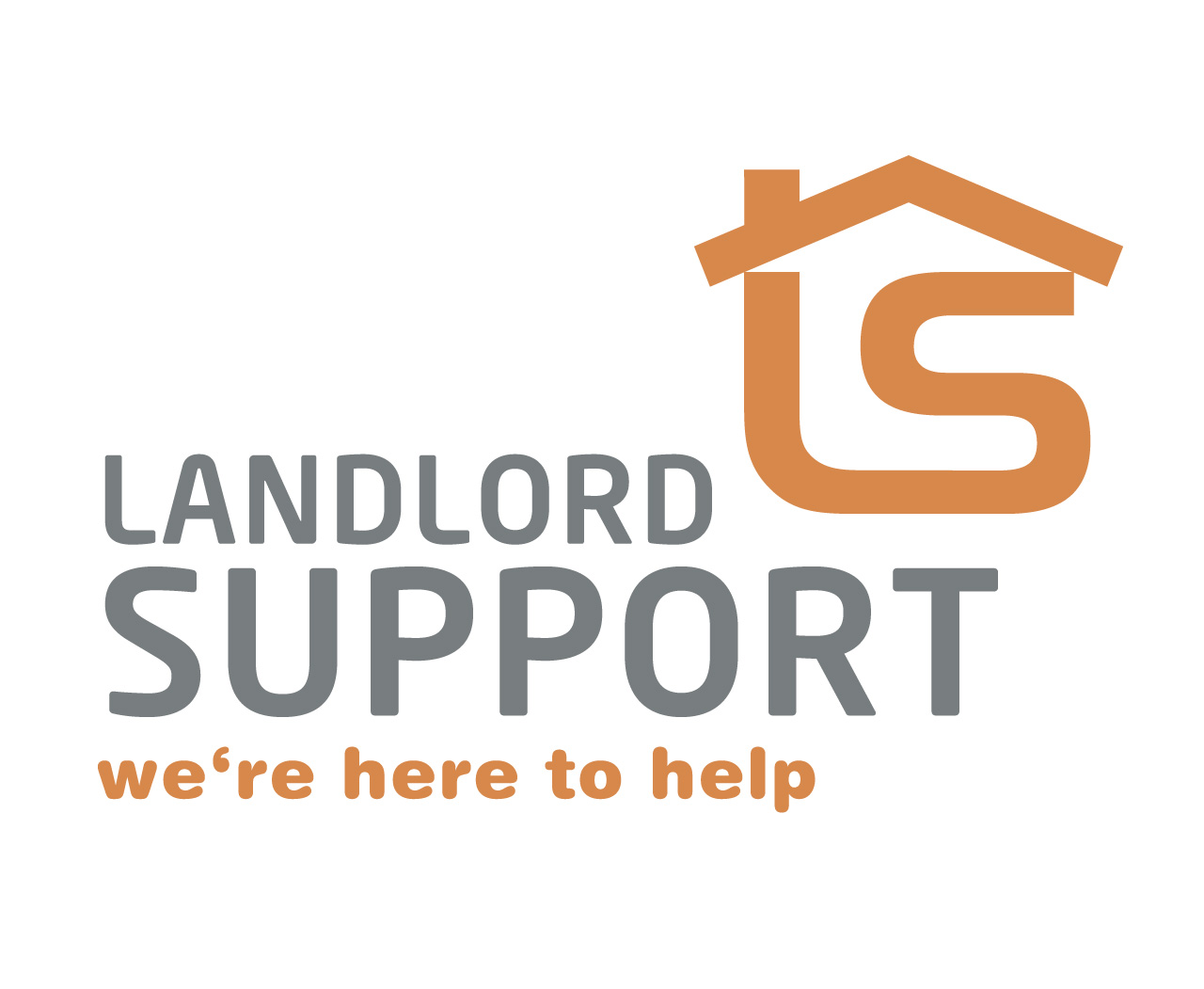 Landlord Support, we‘re here to help logo
