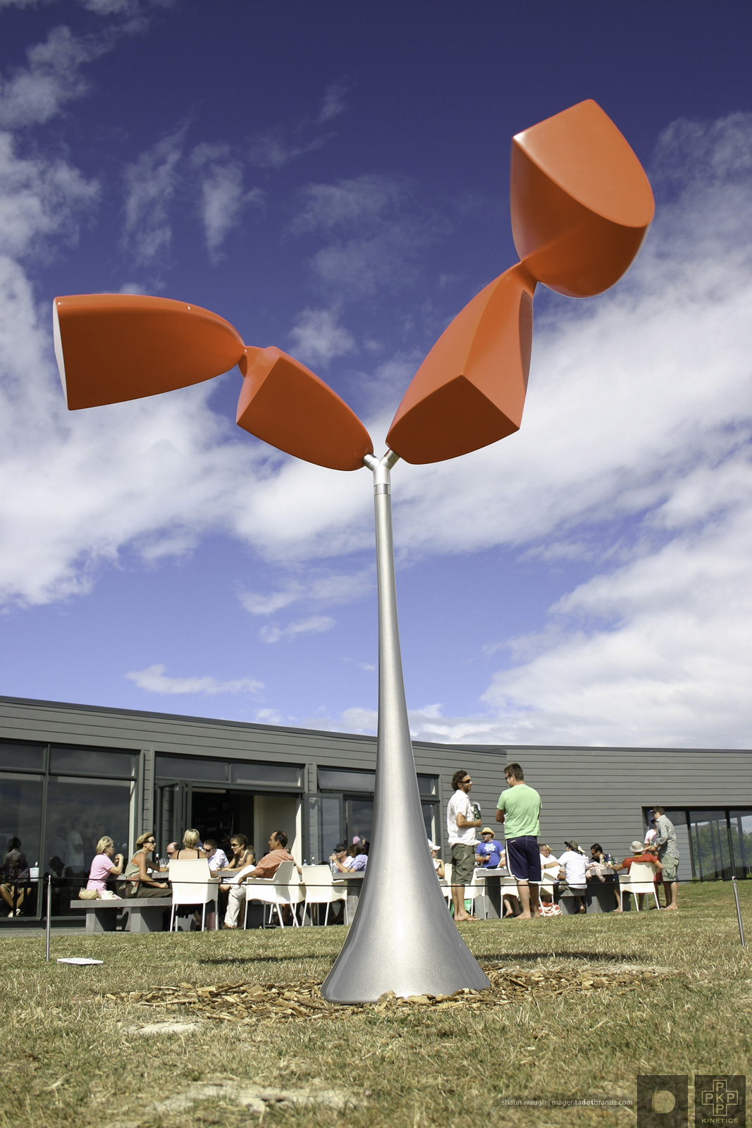 Nucleus. Kinetic sculpture by Phil Price.