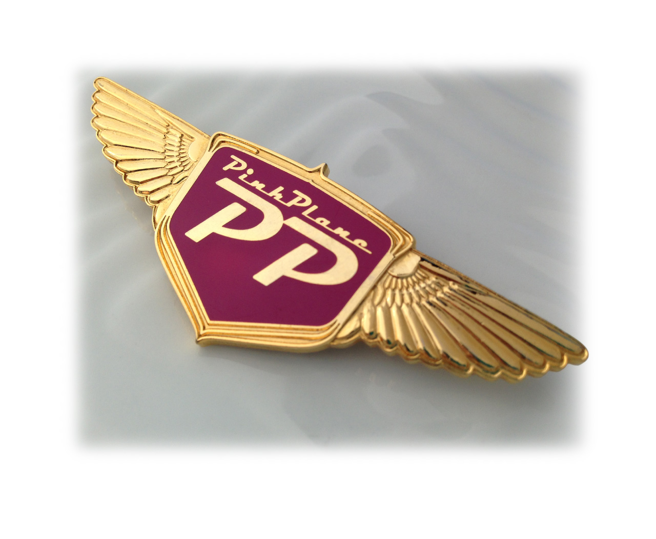 Pink Plane logo and badge