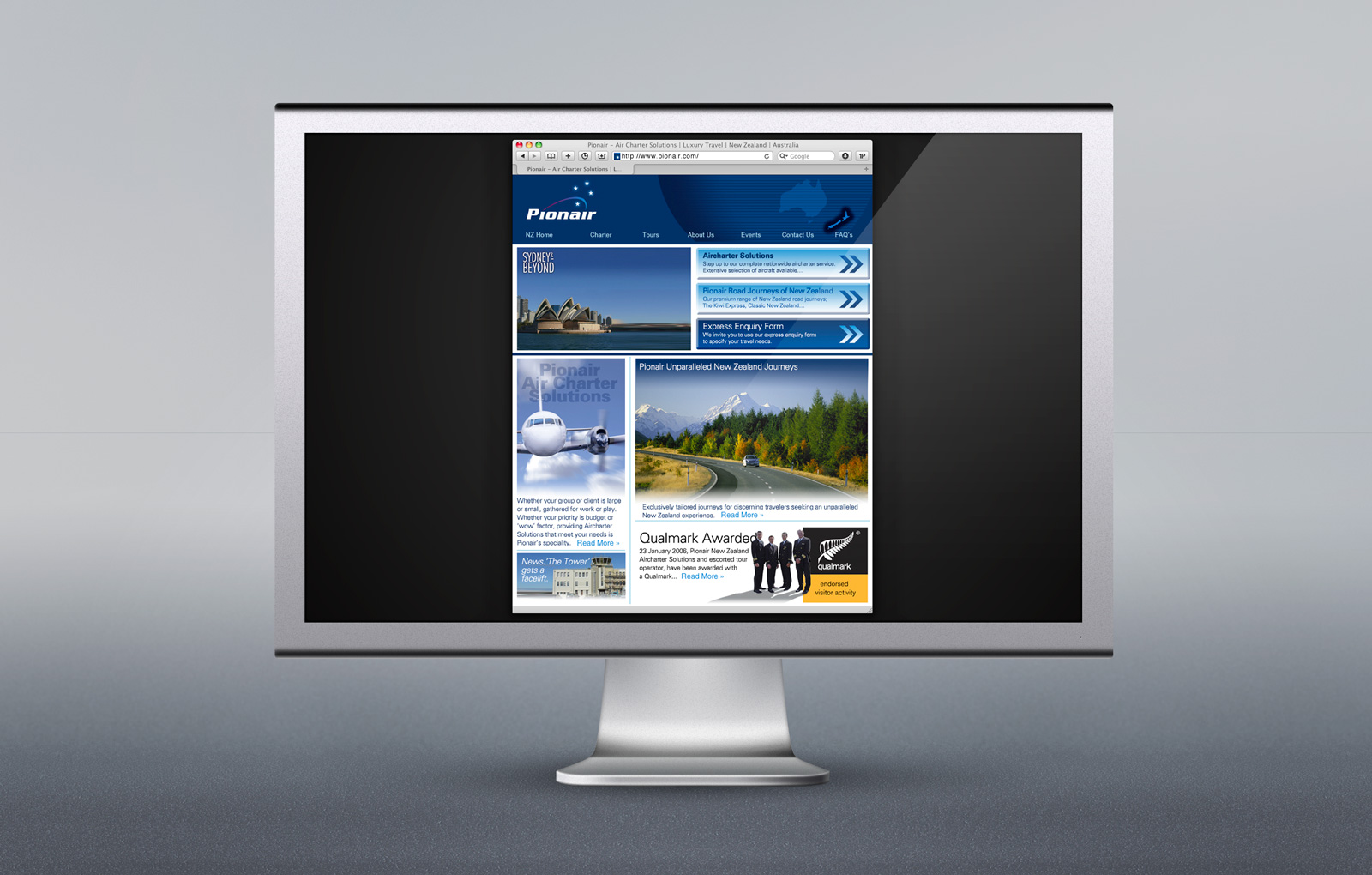 Pionair New Zealand content managed website, 2006 skin, post-rebrand. Content written, design and managed by Shaun Waugh. Australian Pionair site had the same skin and featured its own tailored content.