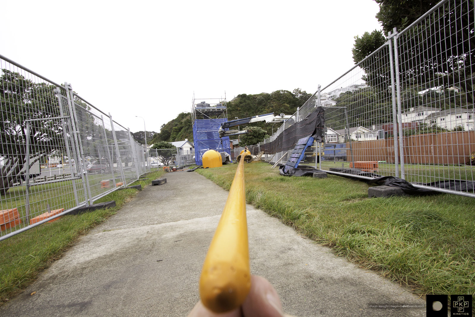 Zephyrometer wind sculpture reinstallation