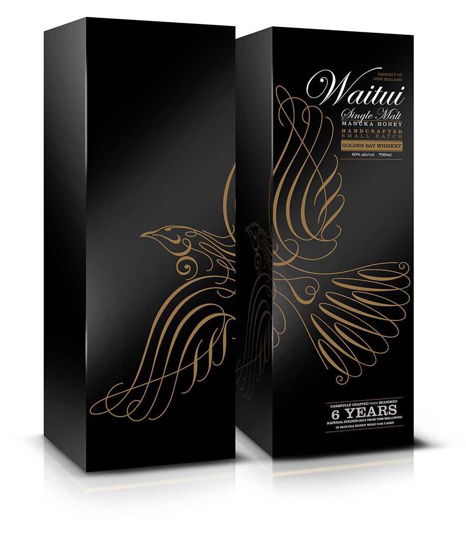 Waitui Whiskey packaging gift carton draft