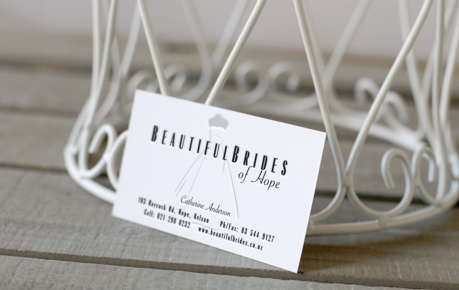 Name and logo for a niche Bridal Couture firm who lives in Hope