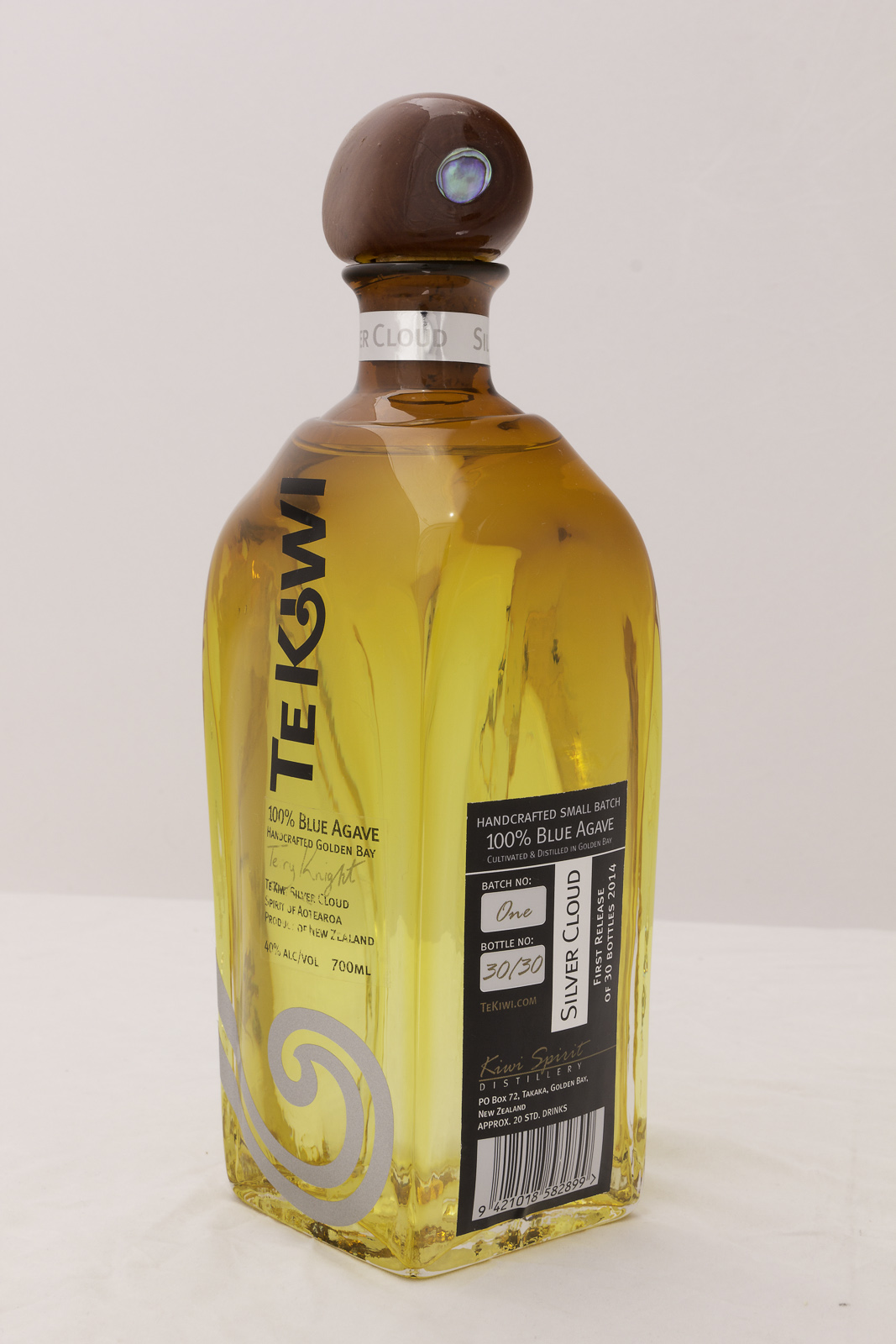 Silver Cloud 100% Blue Agave packaging