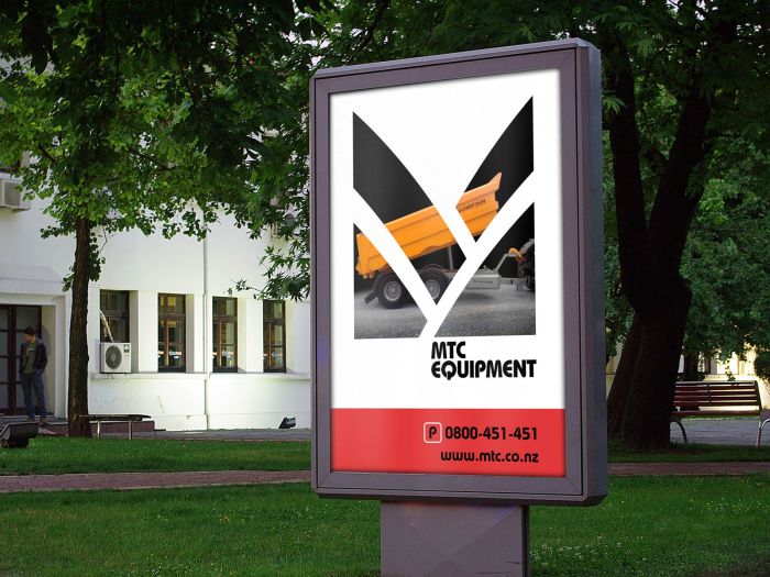 MTC exterior sign - agricultural trailer variation 3.