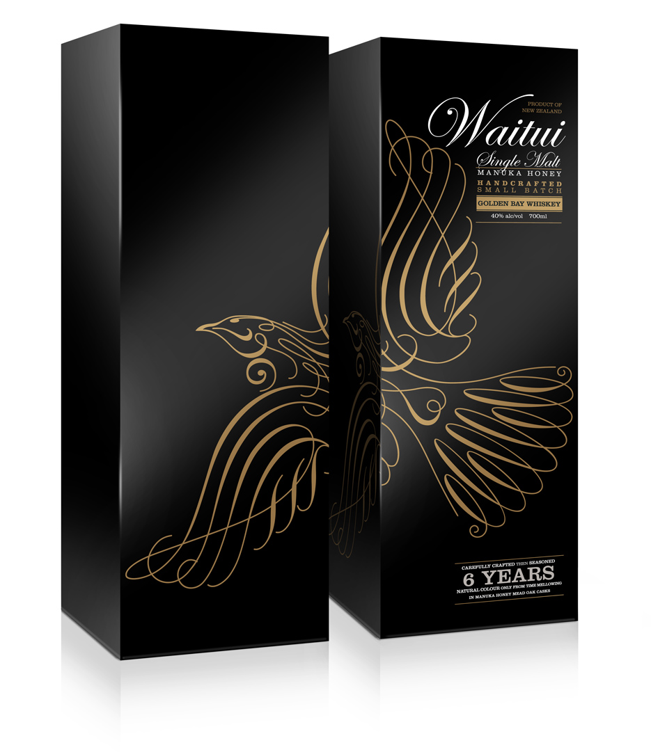 Waitui Individual Gift Carton showing the duplex concept of the design