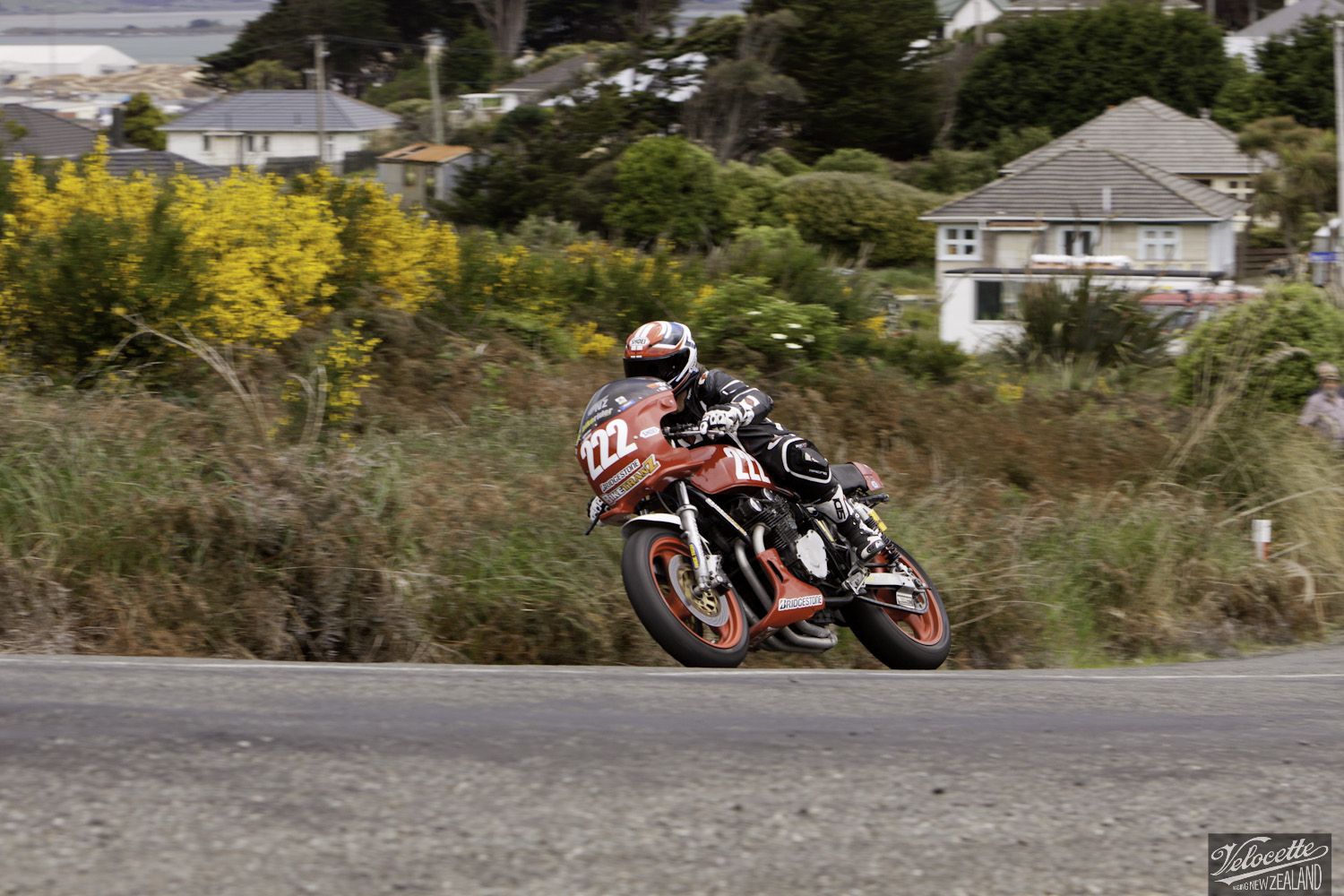 Bluff Hill, Bluff HIll Climb, Burt Munro Challenge, Classic Pre ‘82, Kevin Kinghan, Motupohue, New Zealand, NZ Hill Climb Champs, Rider 222, Suzuki GS1000S 1085