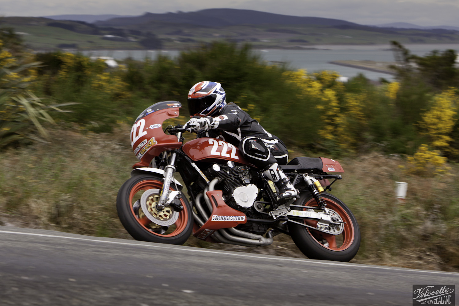 Bluff Hill, Bluff HIll Climb, Burt Munro Challenge, Classic Pre ‘82, Kevin Kinghan, Motupohue, New Zealand, NZ Hill Climb Champs, Rider 222, Suzuki GS1000S 1085
