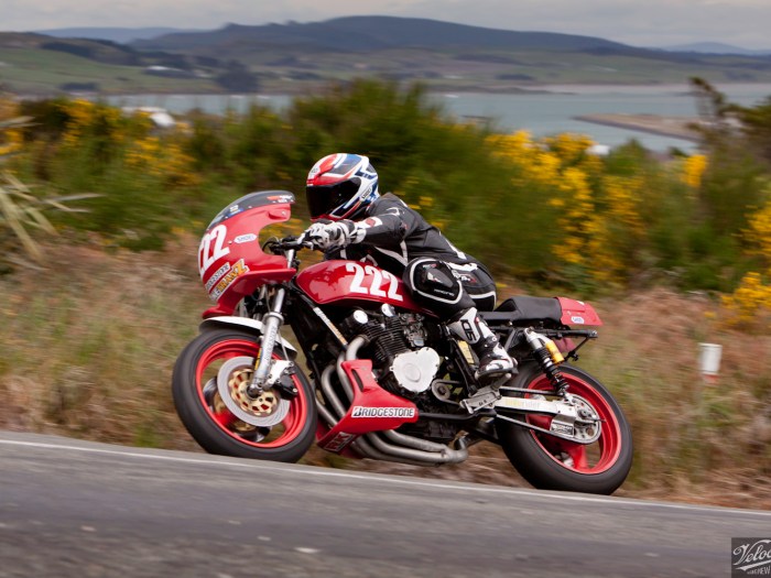 Bluff Hill, Bluff HIll Climb, Burt Munro Challenge, Classic Pre ‘82, Kevin Kinghan, Motupohue, New Zealand, NZ Hill Climb Champs, Rider 222, Suzuki GS1000S 1085