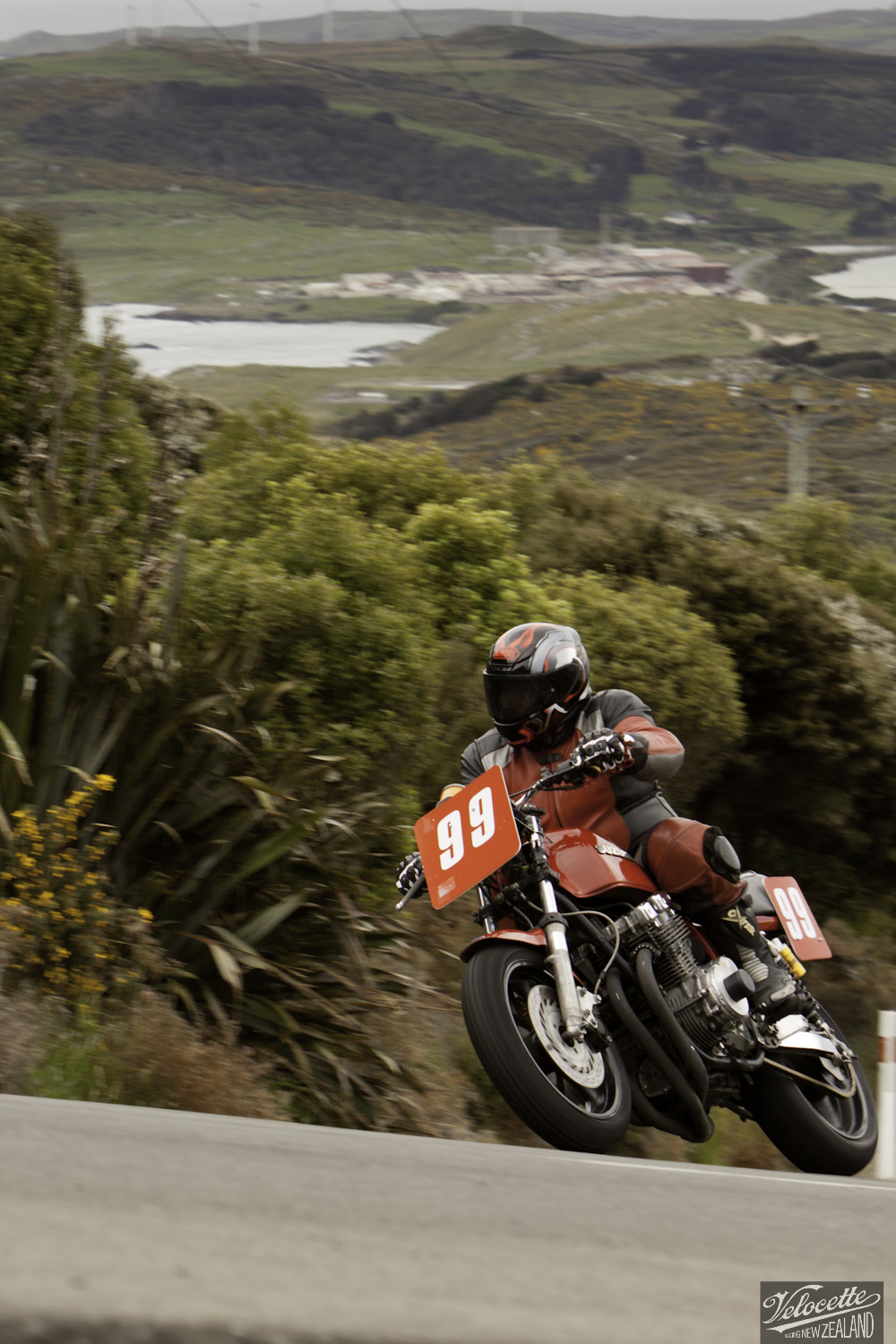 Bluff Hill, Bluff HIll Climb, Brian Stephens, Motupohue, New Zealand, NZ Hill Climb Champs, Rider 99, Suzuki GSX 1100