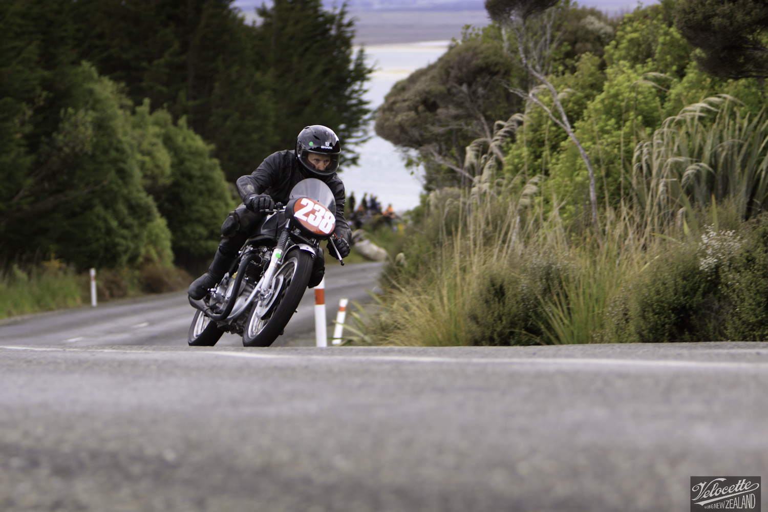 Bluff Hill, Bluff HIll Climb, Bruce Aitken, Burt Munro Challenge, Flagstaff Road, Motupohue, New Zealand, NZ Hill Climb Champs, Rider 238, Triton Triton 650