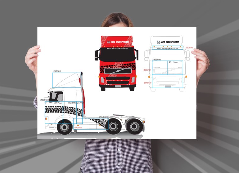 The As-Built plans dimensioned.