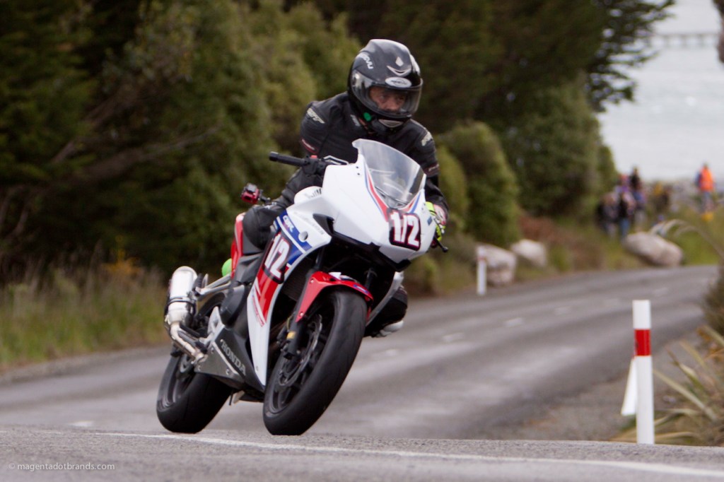 Alan Kempster, Bluff HIll Climb, Honda CBR 500, Motupohue, New Zealand, NZ Hill Climb Champs, Rider 1/2, Up to 600cc