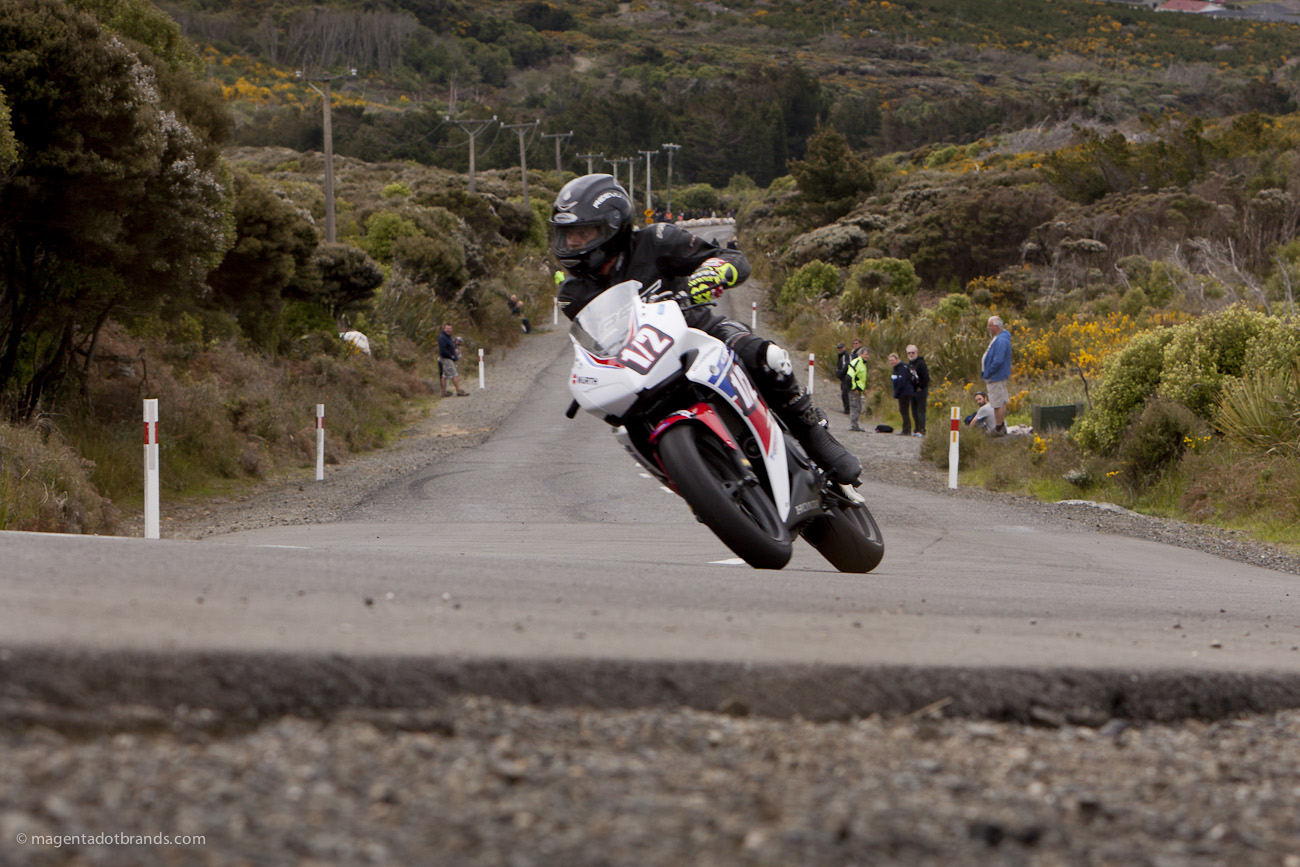 Alan Kempster, Bluff HIll Climb, Honda CBR 500, Motupohue, New Zealand, NZ Hill Climb Champs, Rider 1/2, Up to 600cc