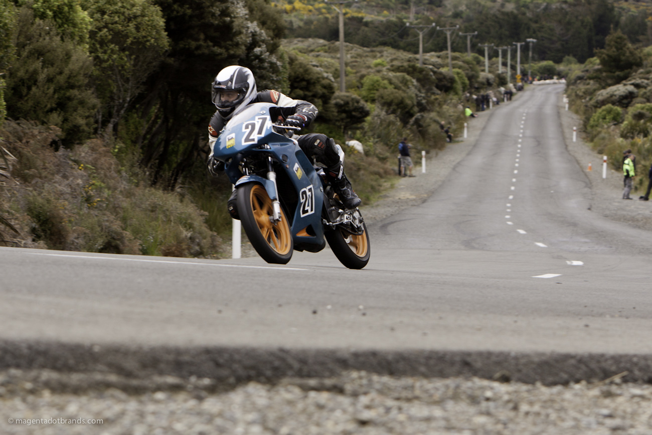 Bluff HIll Climb, Honda NSR 150, Motupohue, New Zealand, NZ Hill Climb Champs, Rider 27, Stephen Winteringham