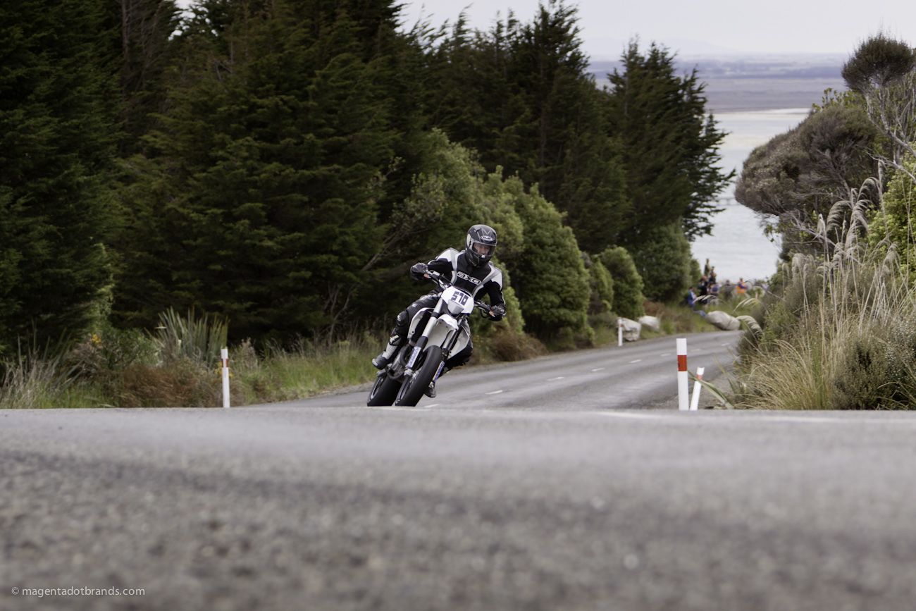 Bluff Hill, Bluff HIll Climb, Burt Munro Challenge, Husaburg FS 570, Michael Blomfield, Motupohue, New Zealand, NZ Hill Climb Champs, Rider 570, Up to 600cc, 10 year Anniversary event, Thursday 26 November 2016