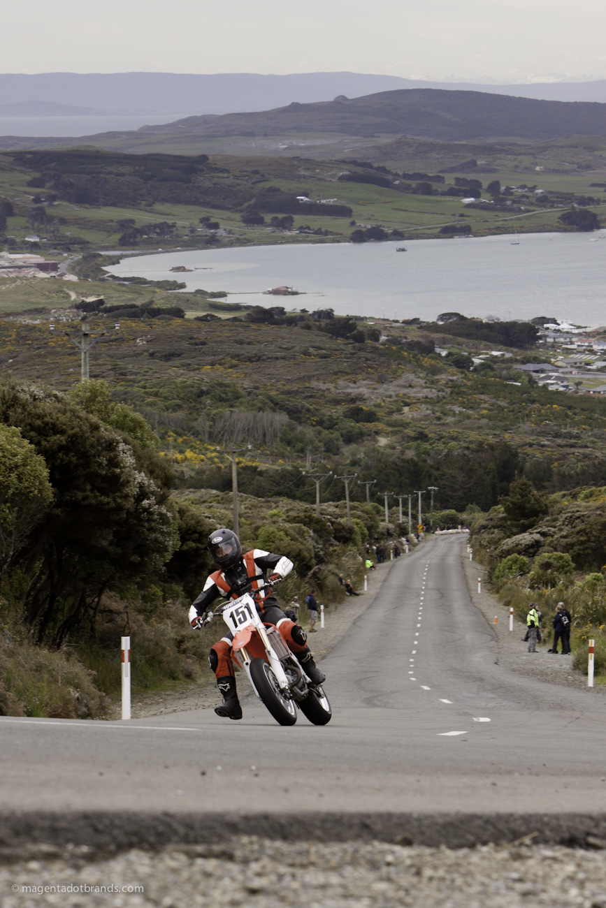 Bluff HIll Climb, Motupohue, New Zealand, Bluff Promotions NZ Hill Climb Champs, Heath Botica, Honda, Rider 151, Up to 600cc, Burt Munro Challenge 2015,10 year Anniversary event, Thursday 26 November 2016