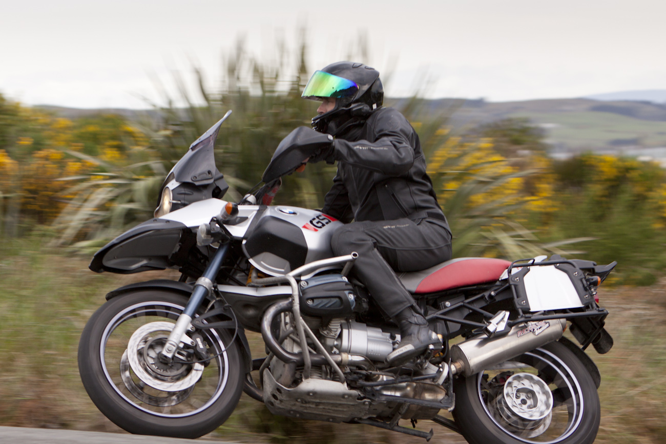 Bluff HIll Climb, BMW GS 1150, Burt Munro Challenge, Flagstaff Road, Motupohue, New Zealand, NZ Hill Climb Champs, Open Class, Rider 3, Stephanie Rondel