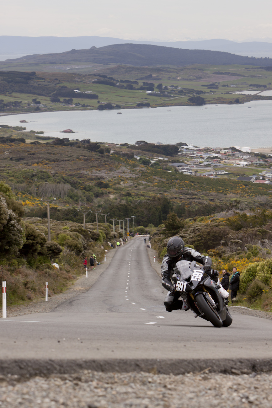 Bill Moffatt, Bluff HIll Climb, BMW S1000RR 999, Burt Munro Challenge, Flagstaff Road, Motupohue, New Zealand, NZ Hill Climb Champs, Open Class, Rider 591