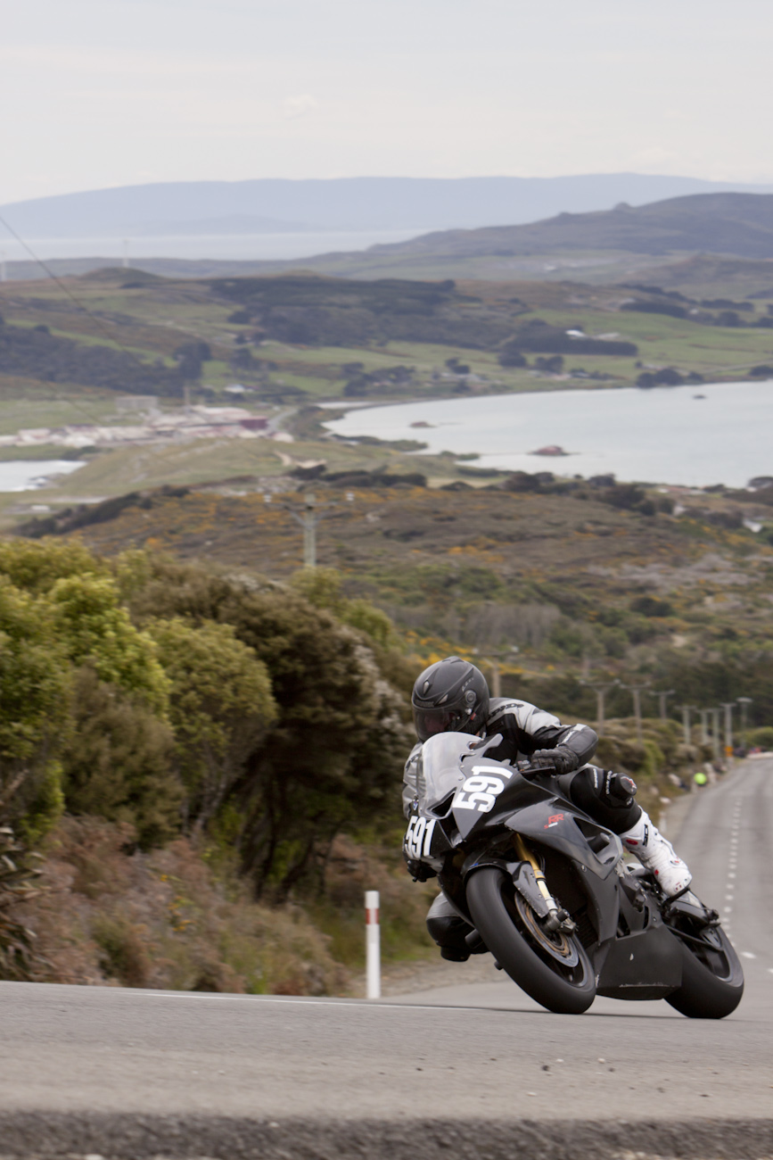 Bill Moffatt, Bluff HIll Climb, BMW S1000RR 999, Burt Munro Challenge, Flagstaff Road, Motupohue, New Zealand, NZ Hill Climb Champs, Open Class, Rider 591