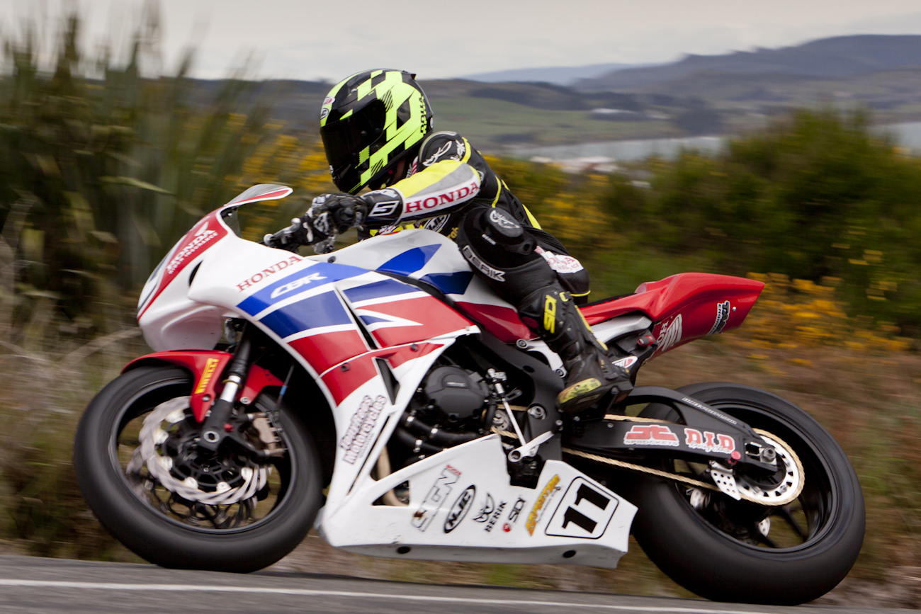 Bluff HIll Climb, Burt Munro Challenge, Flagstaff Road, Honda CBR 1000, Motupohue, New Zealand, NZ Hill Climb Champs, Open Class, Rider 11, Tony Rees