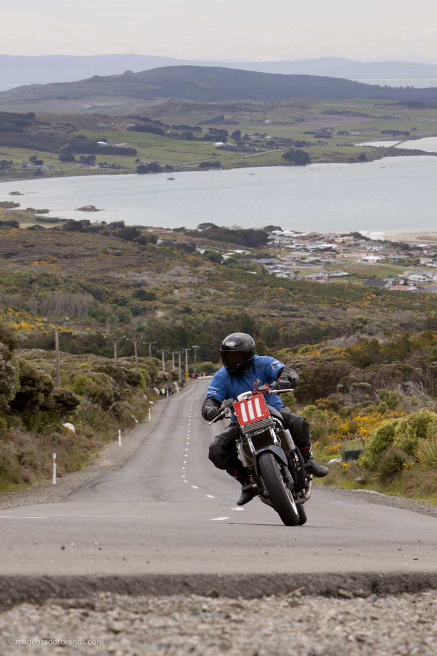 Bluff HIll Climb, Honda VFR 700, New Zealand, NZ Hill Climb Champs, Ricky Stewart, Rider 111