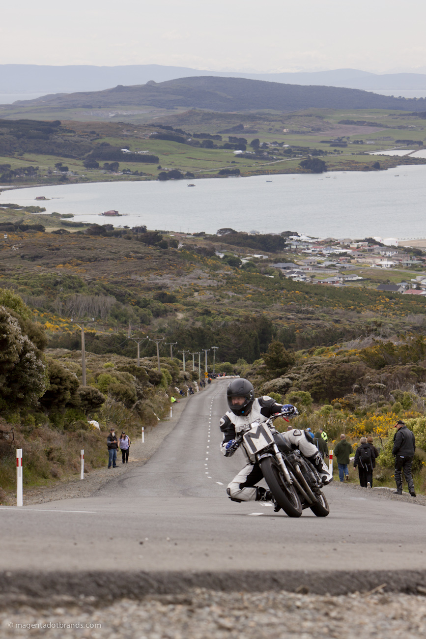 Bluff HIll Climb, Mark Robertson. Kawasaki GPX 250, Motupohue, New Zealand, NZ Hill Climb Champs, Rider M