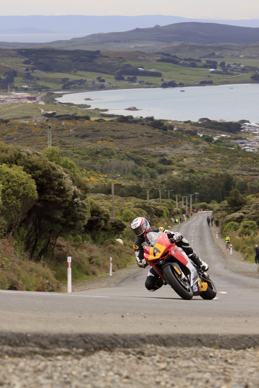 Alex Phillis, Bluff HIll Climb, Burt Munro Challenge, Flagstaff Road, Motupohue, MV Agusta 675, New Zealand, NZ Hill Climb Champs, Open Class, Rider A