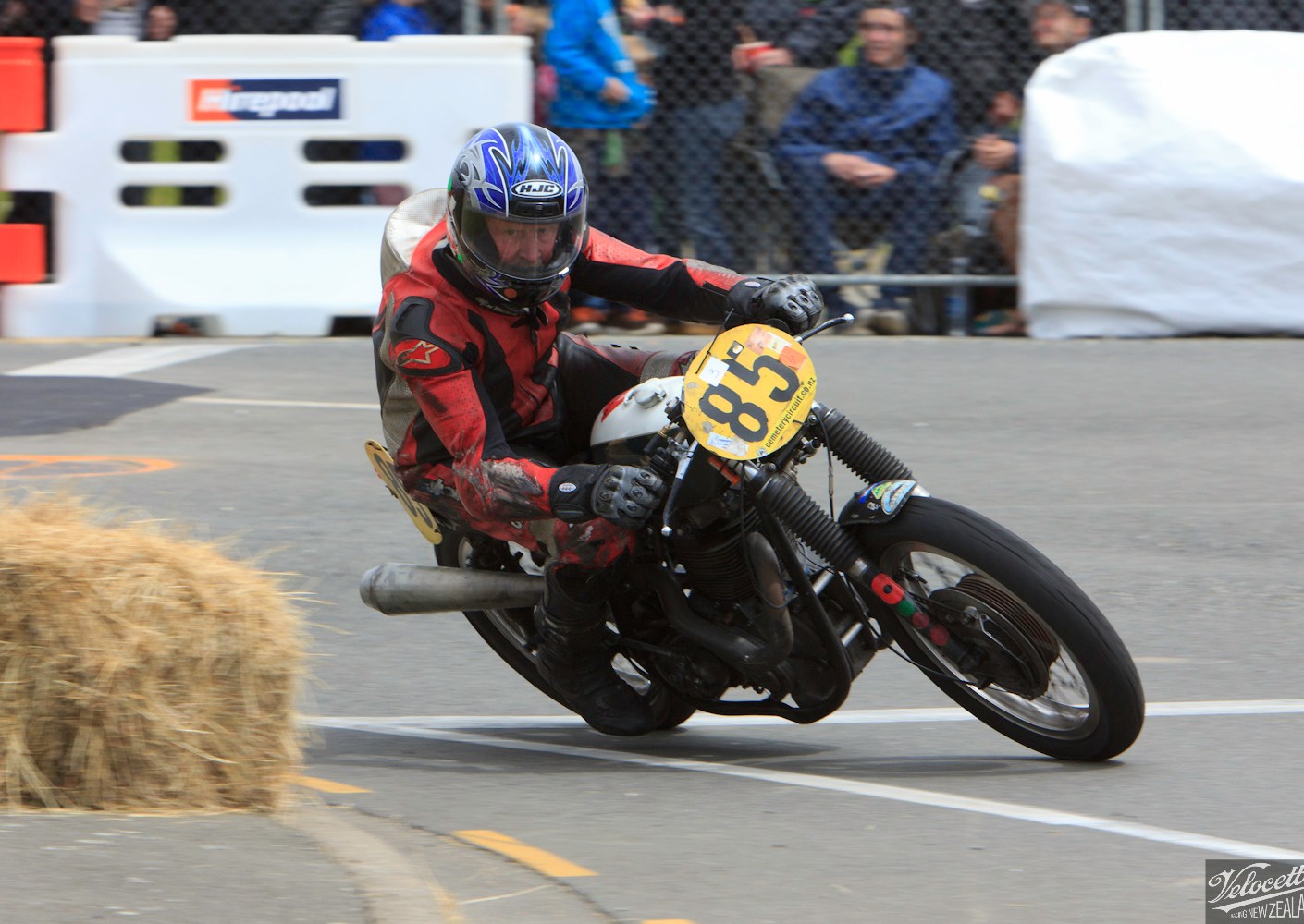BSA Goldstar 500, Classic Motorcycle Racing, Classic Pre ‘63, Graham Peters, Invercargill, Invercargill Street Races, Rider 85, Street Races