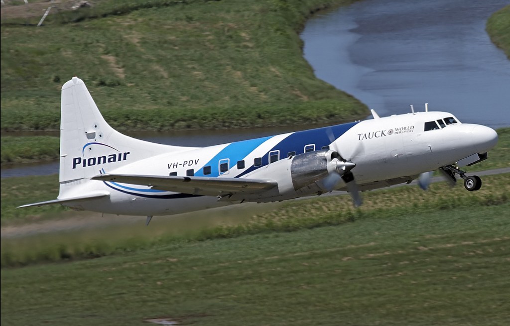 Pionair aircraft with fluid livery designed and applied by myself, Shaun Waugh, in 2006.