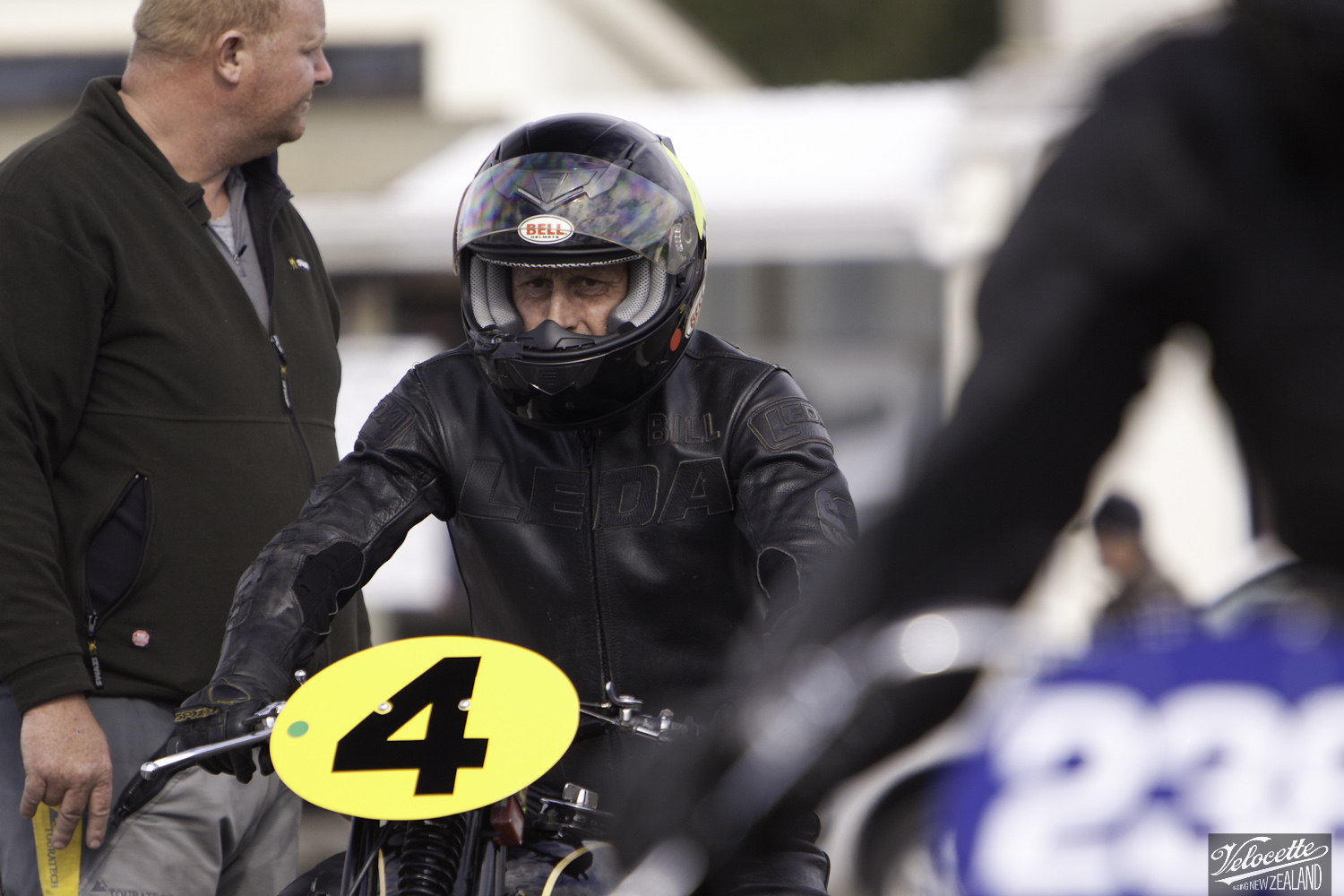 Big Velo 500, Bill Biber, Burt Munro Challenge, Classic Pre ‘63 Girder Forks, Rider 4, Teretonga Circuit races, Velocette