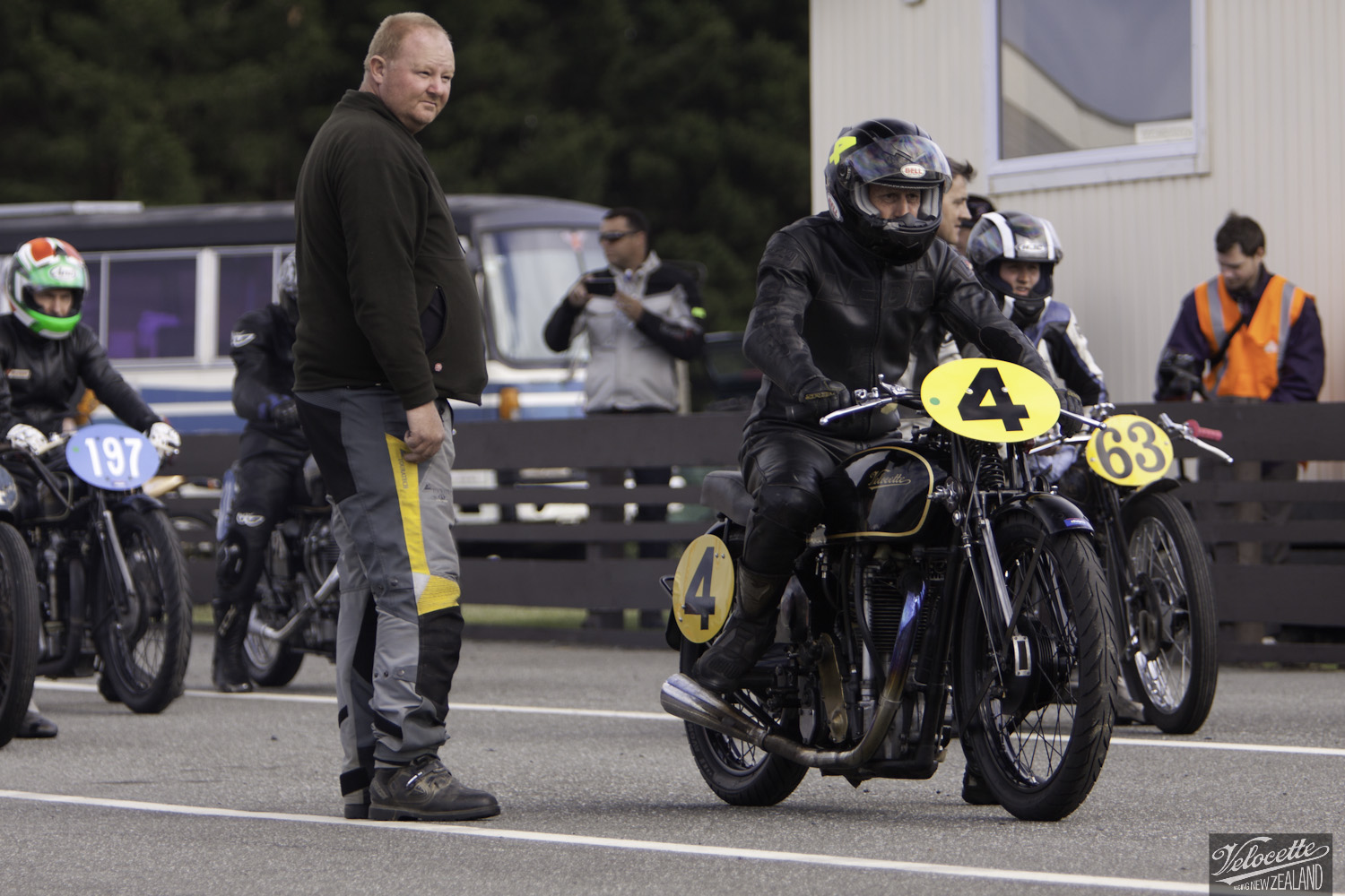 Big Velo 500, Bill Biber, Burt Munro Challenge, Classic Pre ‘63 Girder Forks, Rider 4, Teretonga Circuit races, Velocette