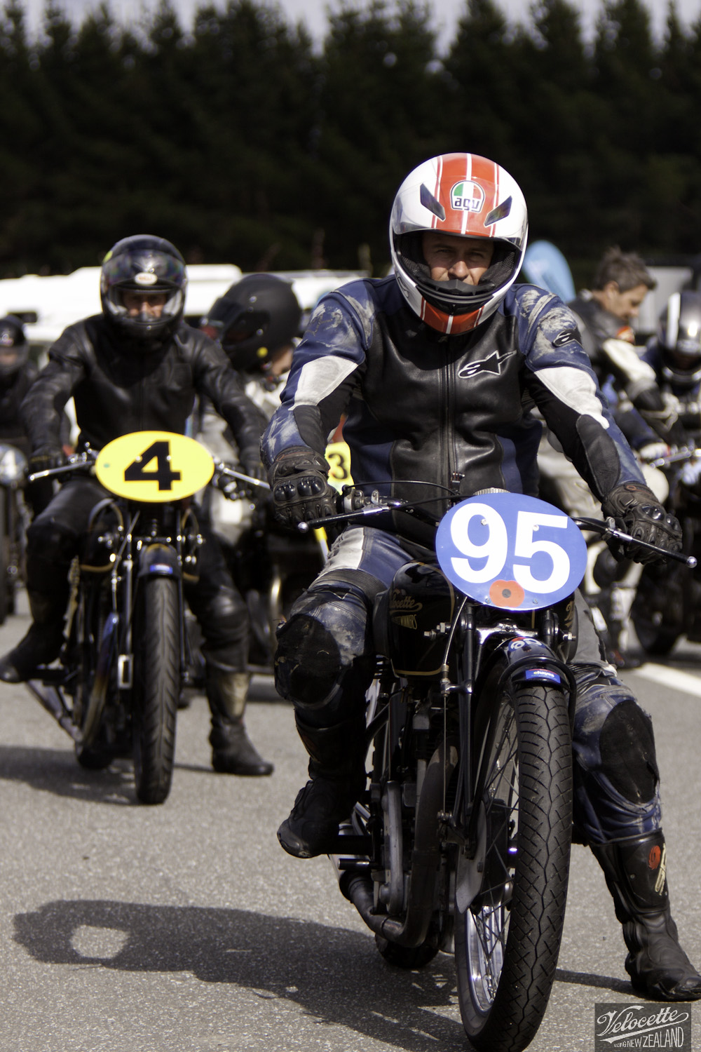 Burt Munro Challenge, Classic Pre ‘63 Girder Forks, KTT MK IV, Neville Mickleson, Rider 95, Teretonga Circuit races, Velocette