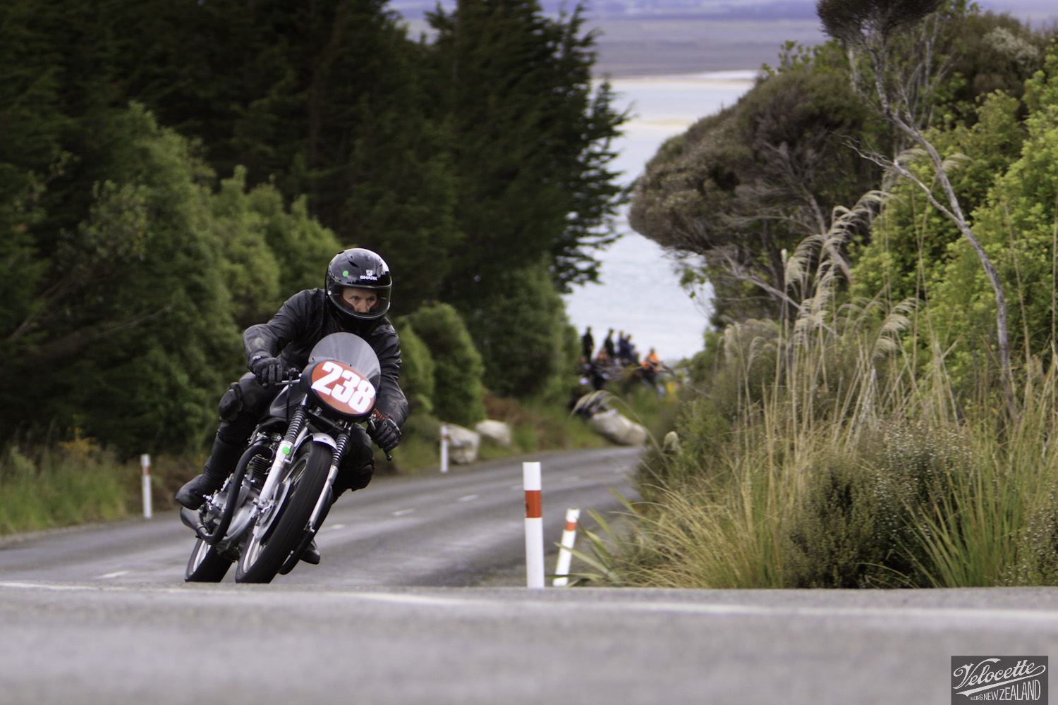 Bluff HIll Climb, Bruce Aitken, Burt Munro Challenge, Flagstaff Road, Motupohue, New Zealand, NZ Hill Climb Champs, Rider 238, Triton Triton 650