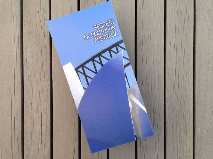 Secrets of Southern Australia, one of a set of 3 escorted tour direct mail brochures designed for the 2009 direct mail campaign to Pionair’s past traveller database and affluent travel agents in the U.S. and the rest of the world