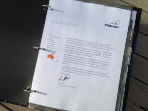 Who is Pionair? Introductory letter from Tim Scott.