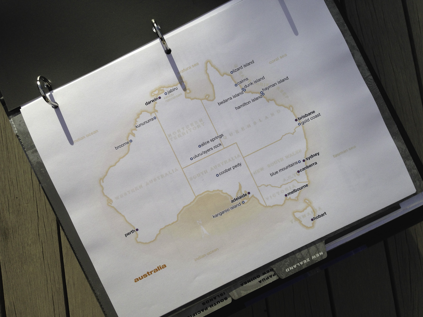 Australia custom map